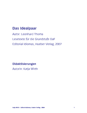 Das Idealpaar PDF  Form