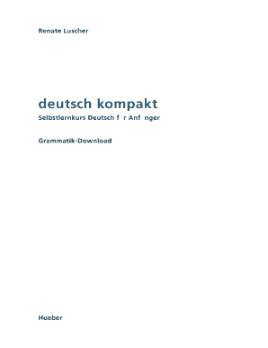 Hueber Deutsch Kompakt PDF  Form