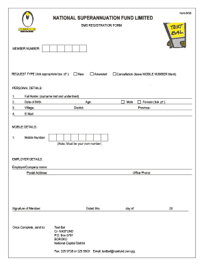 Nasfund Online Registration  Form