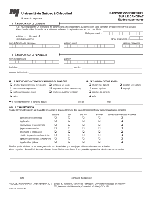 Rapport Confidentiel Uqac  Form