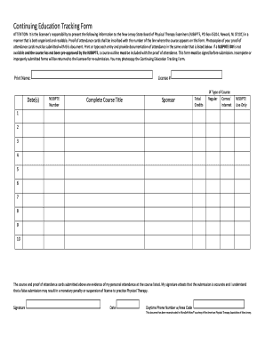 Ceu Tracker Template  Form