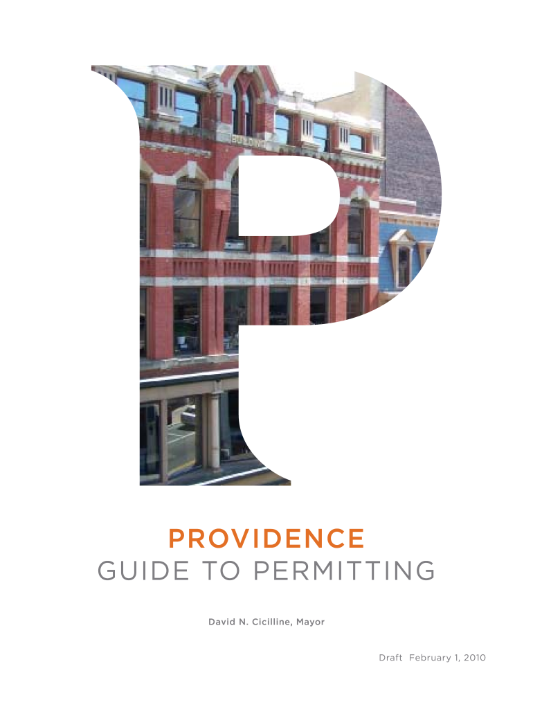  Providence Guide Permitting 2010-2024