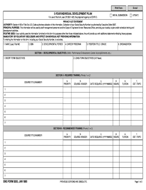 Individual Development Plan Army  Form