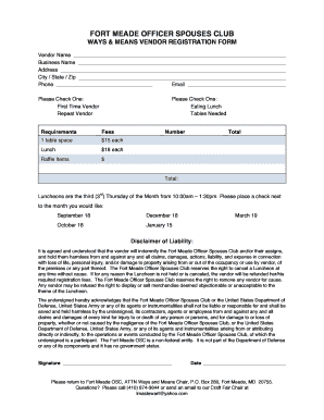 Jreda Vendor Registration  Form
