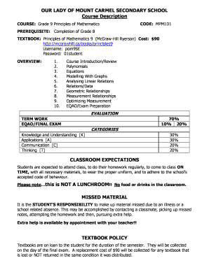 Principles of Mathematics 9 PDF Download  Form