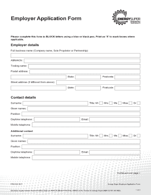 Employer Form