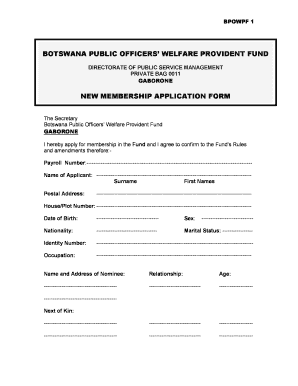 Dpsm Saccos  Form