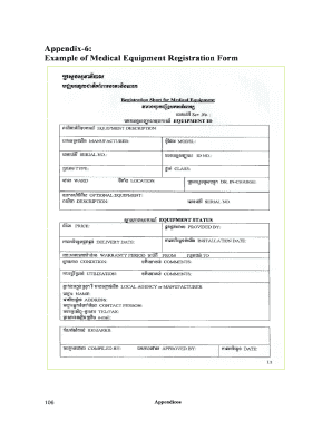 Installation Report Format