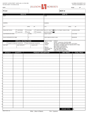 Jillson and Roberts  Form