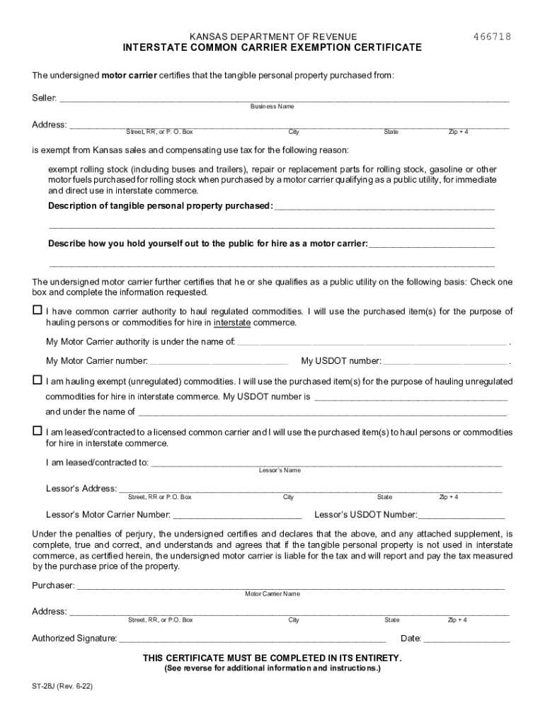 Ks St 28j  Form