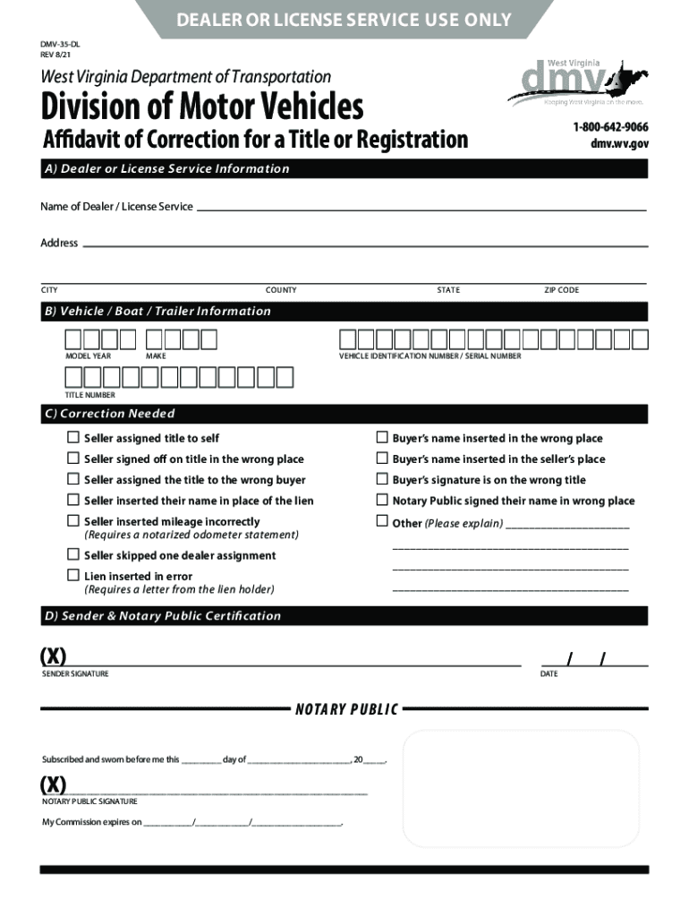  Division of Motor Vehicles 2021-2024