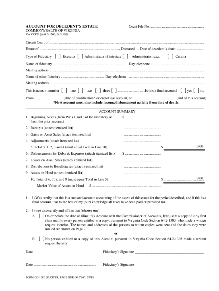  Fillable Online Type of Fiduciary Fax Email Print pdfFiller 2018-2024