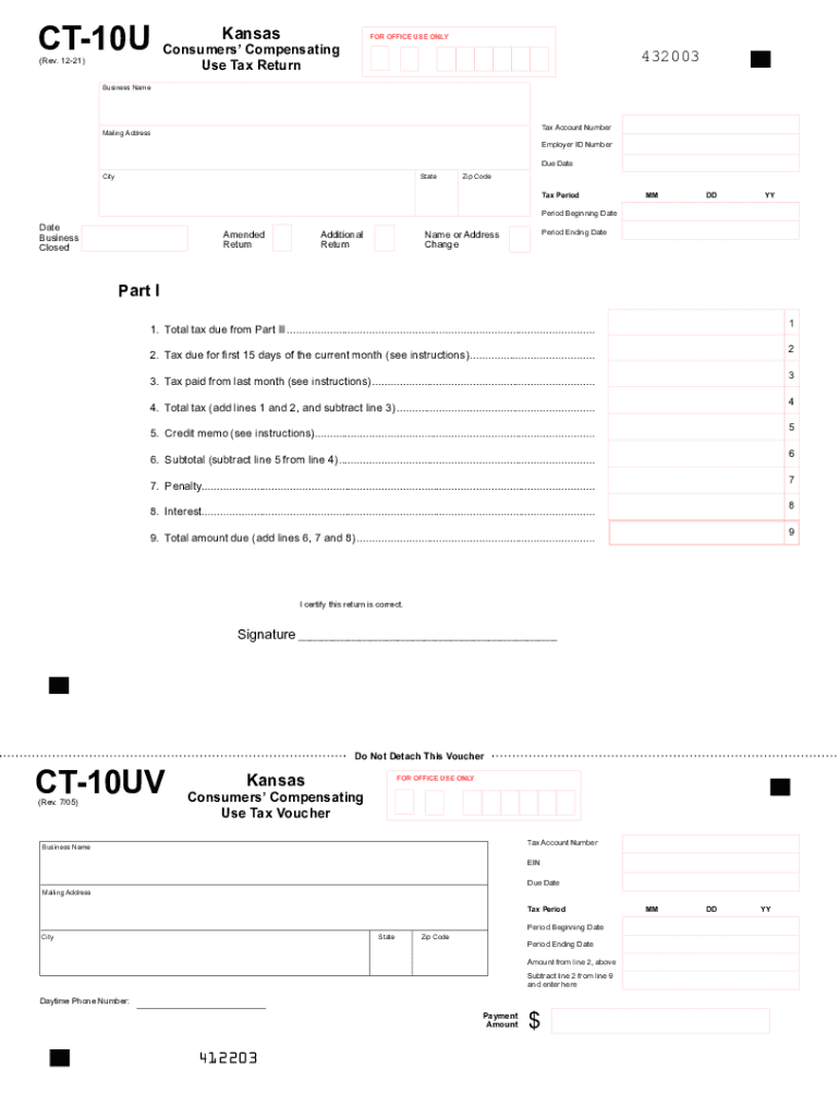  Consumers Compensating Use Tax Fill Out and Sign 2021-2024