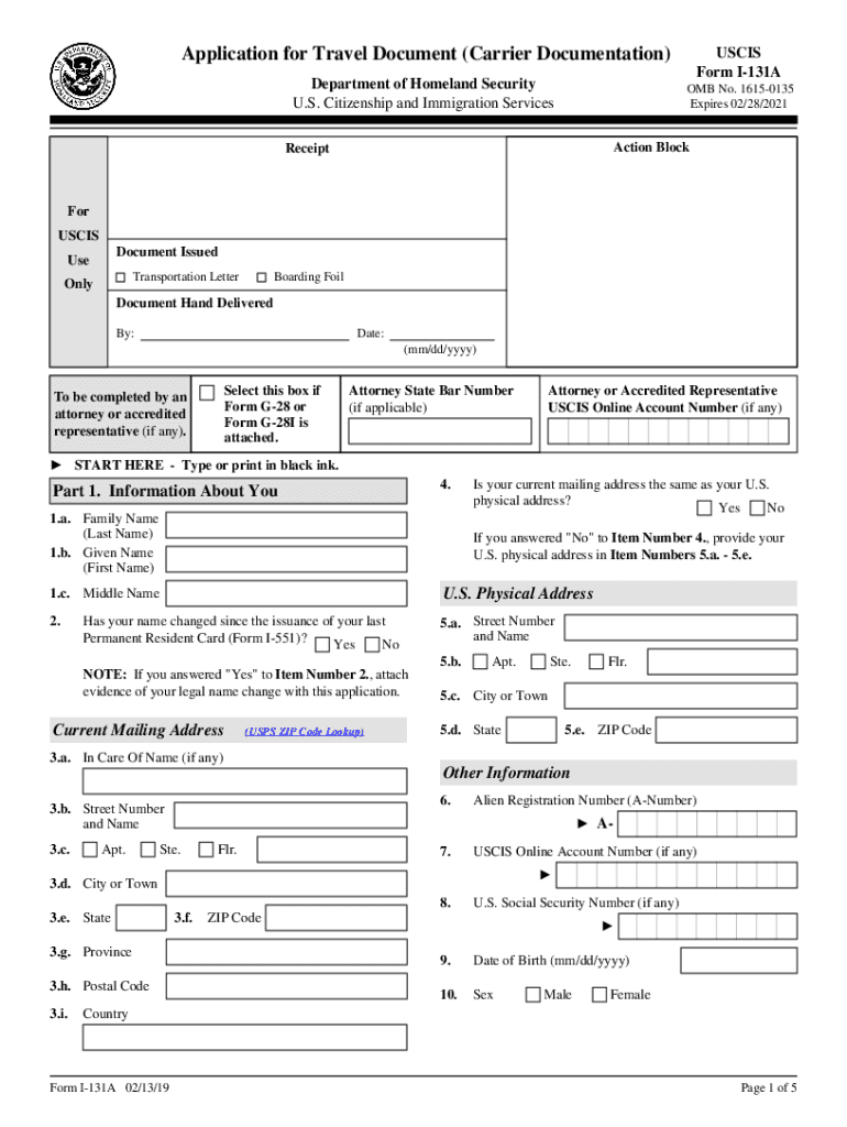  Uscis Application Travel Document 2019