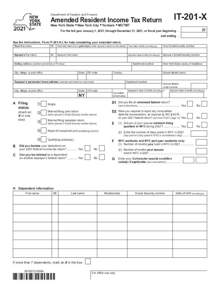 Ny State Tax 20212024 Form Fill Out and Sign Printable PDF