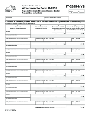 It 2658 Nys - Fill Out and Sign Printable PDF Template | signNow