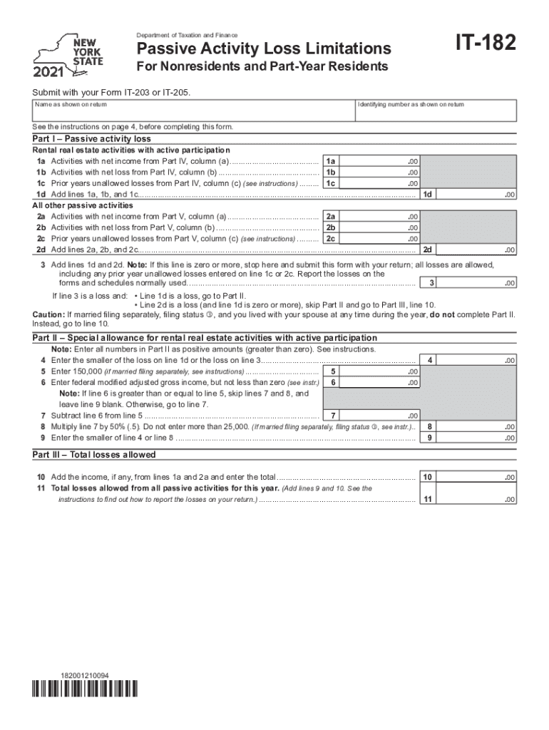  Passive Activity Loss Internal Revenue Service Fill Out 2021