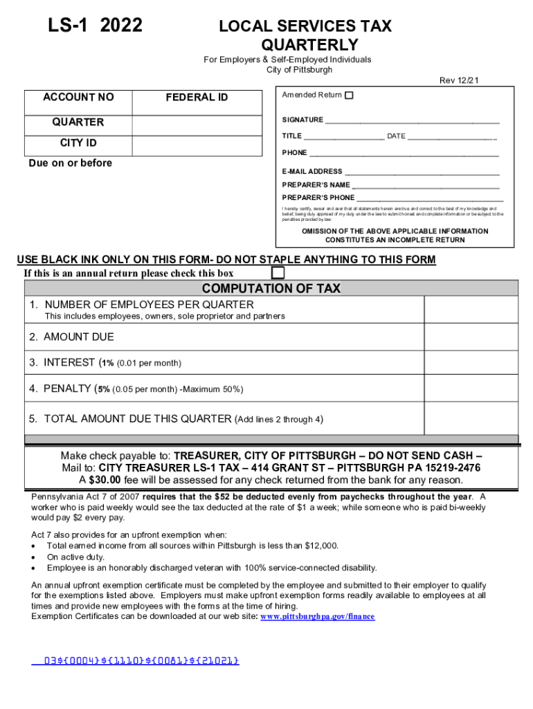  Business Discontinuation Form, Local Tax Forms, Parking Tax 2022