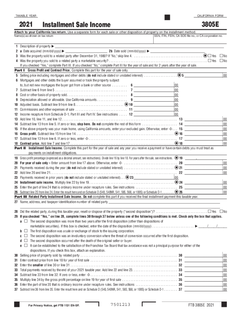  Instructions for Form 540 Personal Income Tax BookletRevised 2021