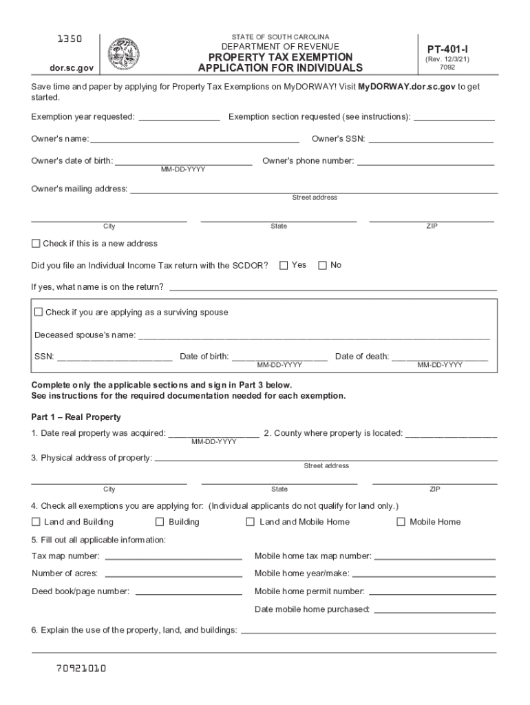 Sc Homestead Exemption 2021 2024 Form Fill Out And Sign Printable PDF Sc Homestead Exemption 2021 2024 Form Fill Out And Sign Printable PDF