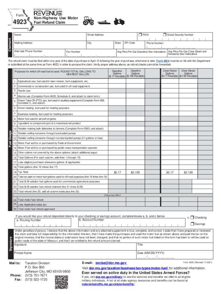 About Form 8849, Claim for Refund of Excise Taxes IRS