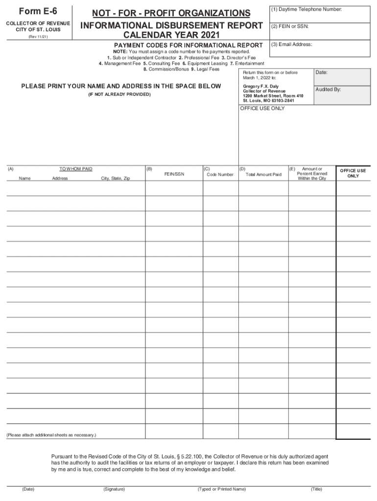  Form E 6 Nov 2021-2024