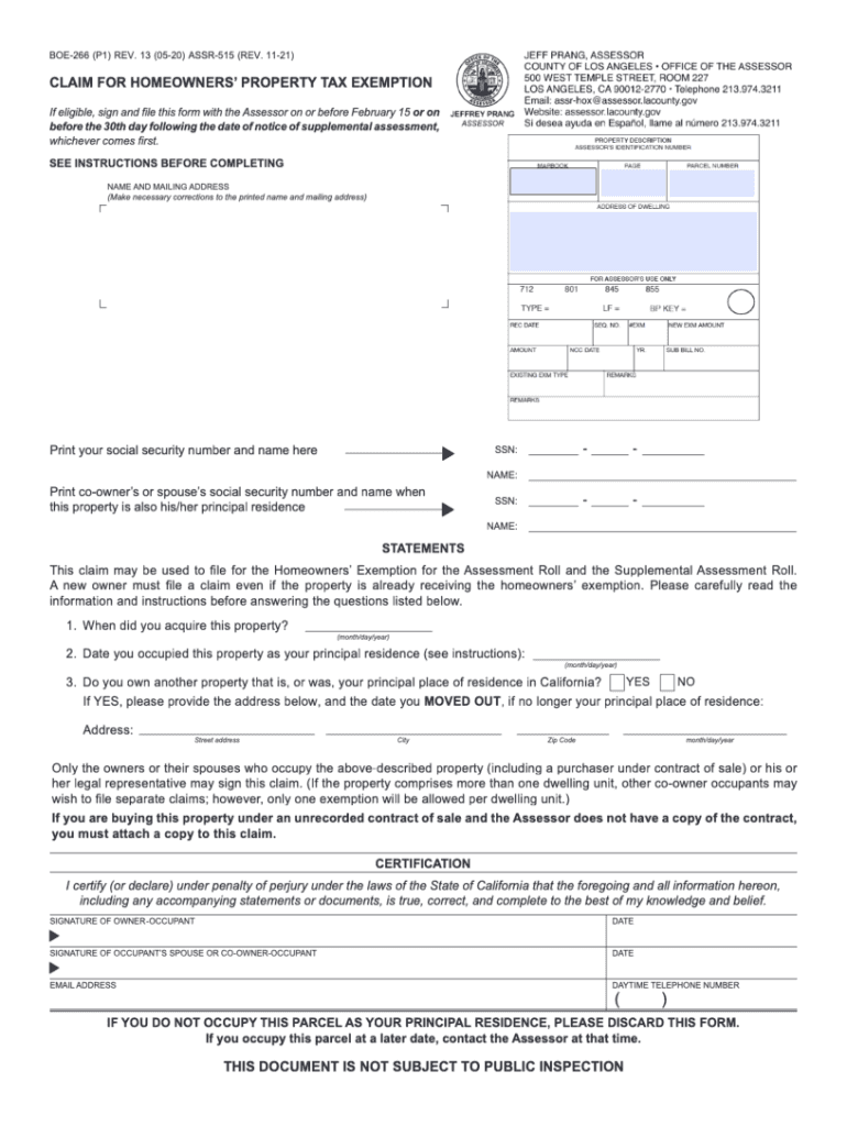  California Los Angeles Tax 2021-2024