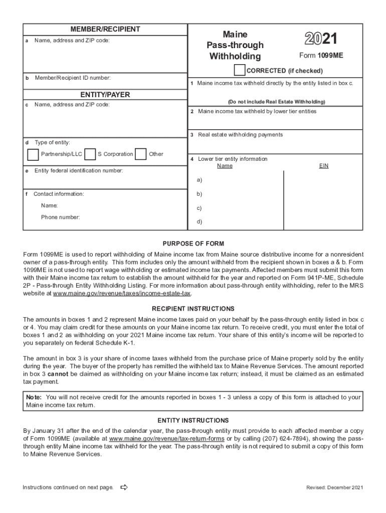 Form MAINE W 4ME Employees Withholding Allowance Certificate