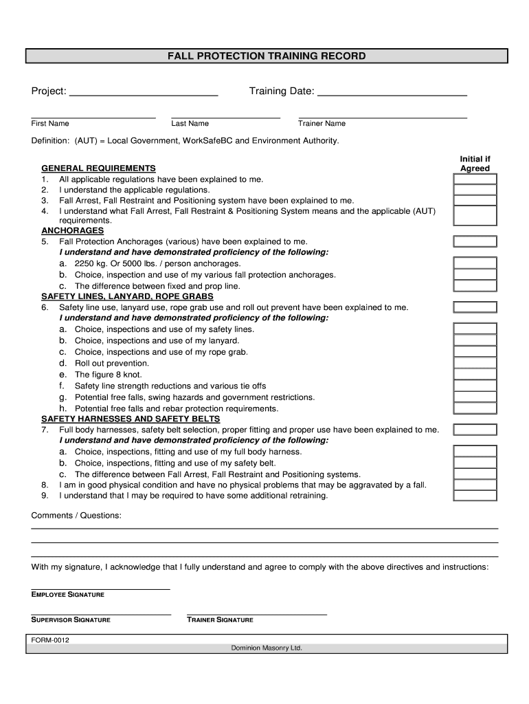 Qss Form 0012 V21