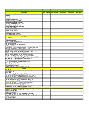 Pop Warner Skill Progression Checklist  Form