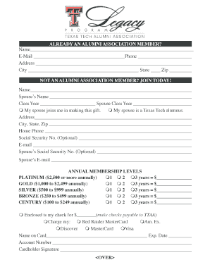 Alumni Registration Form PDF