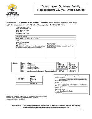 Boardmaker Software Family Replacement CD V6  Form