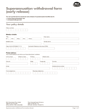 Mlc Financial Hardship Form