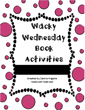 Wacky Wednesday Activities PDF  Form