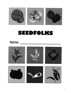 Seedfolks PDF Packet  Form
