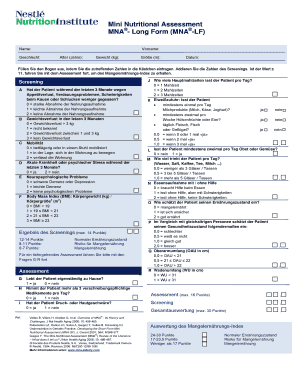 Mna Long Form