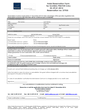 Novotel Hotel Reservation Form 100 Days