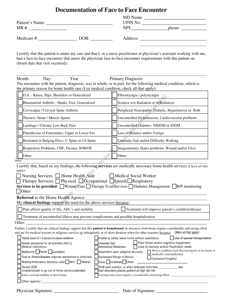 FaceToFace FORM