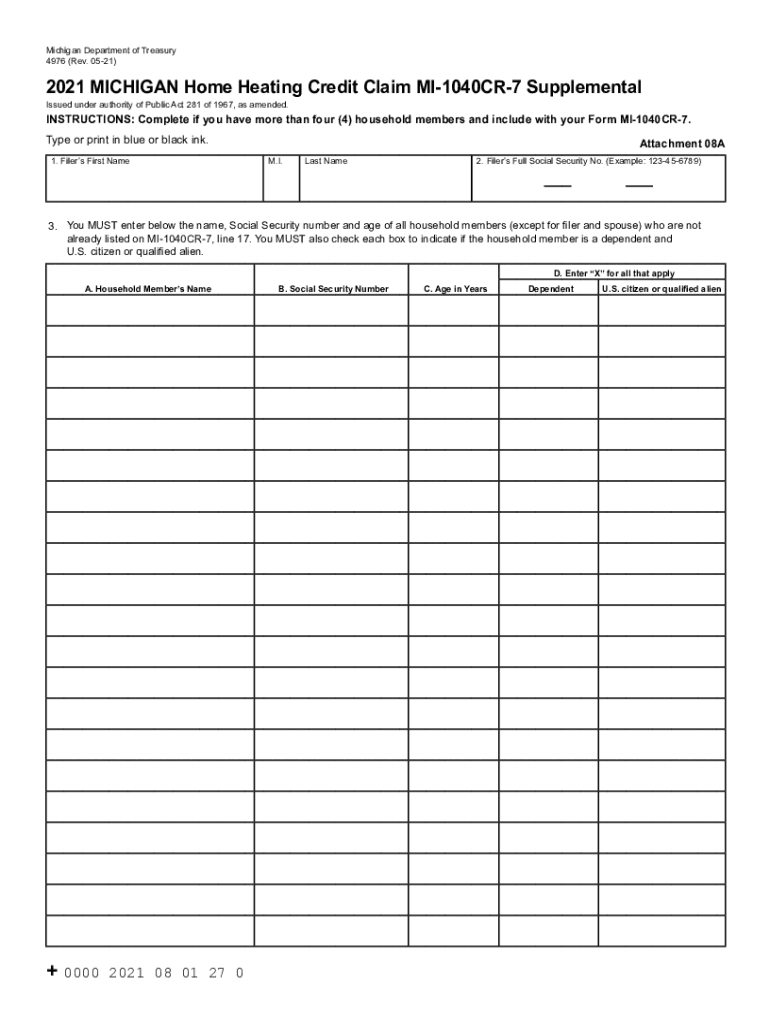 Www Taxformfinder Orgforms20142014 Michigan Home Heating Credit Claim 