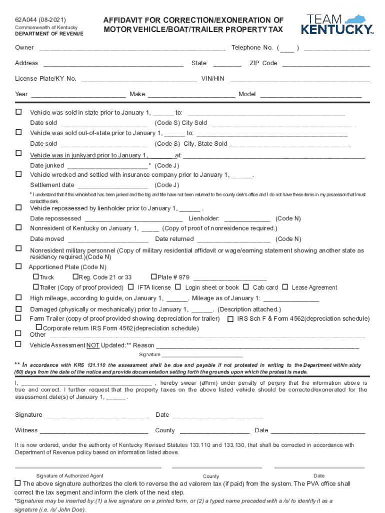 Revenue Form K 4 42A804 11 13 KENTUCKY