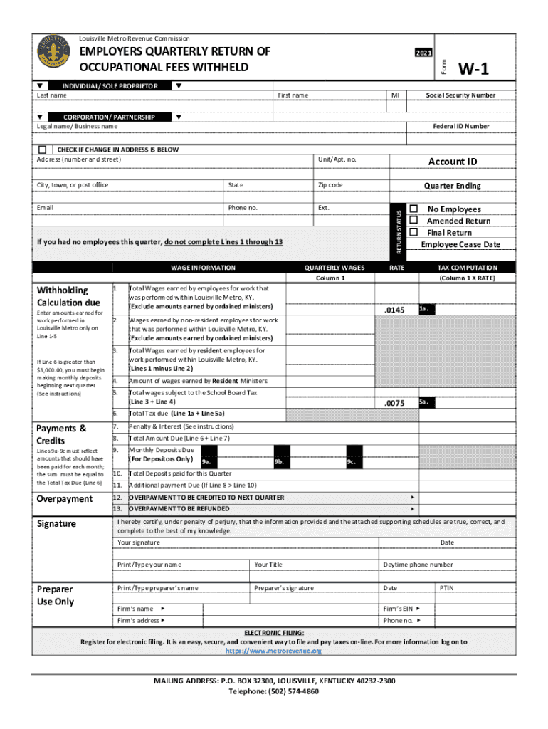 Ftp Zillionforms Com2005F109396LOUISVILLEJEFFERSON COUNTY FORM METRO REVENUE COMMISSION W