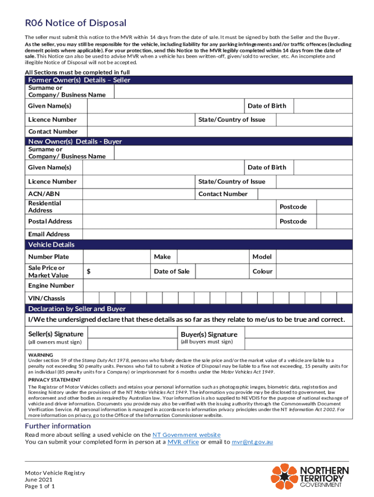  Notice of Disposal Form&amp;quot; Keyword Found Websites Listing 2021-2024