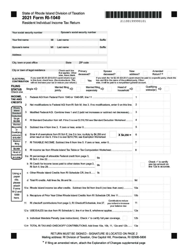 Www Tax Brackets Orgrhodeislandtaxformsform RiRhode Island Tax Brackets Org Federal &amp;amp; State Income Tax