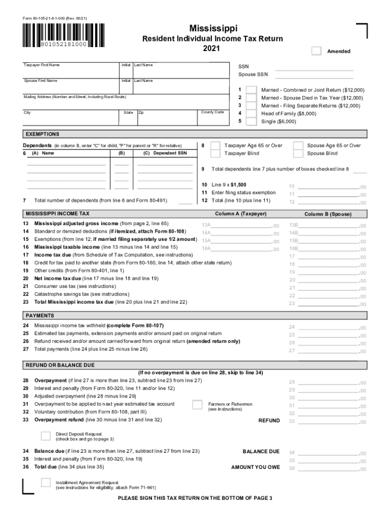  AMENDED TAX RETURN Comptroller of Maryland 2021