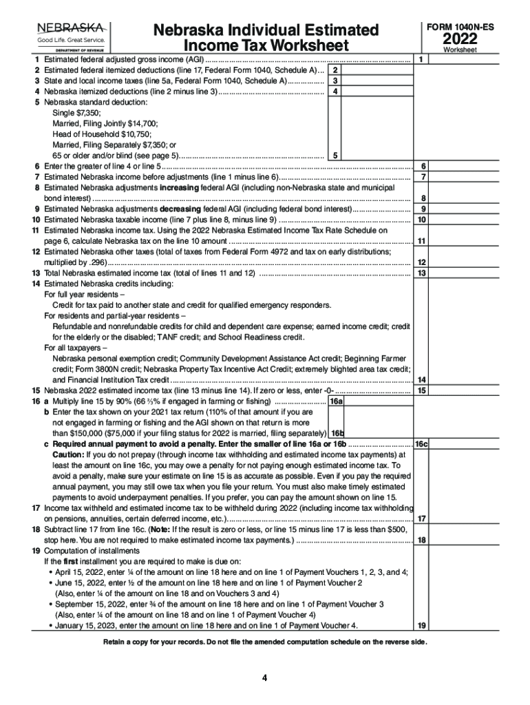  Form 40 ES Estimated Tax Payment Voucher Corporation 2022-2024