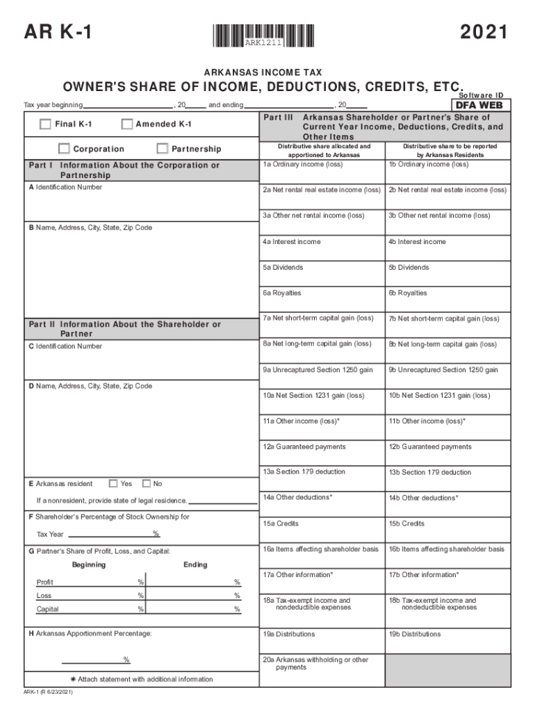  AR DFA K 1 Form 2022