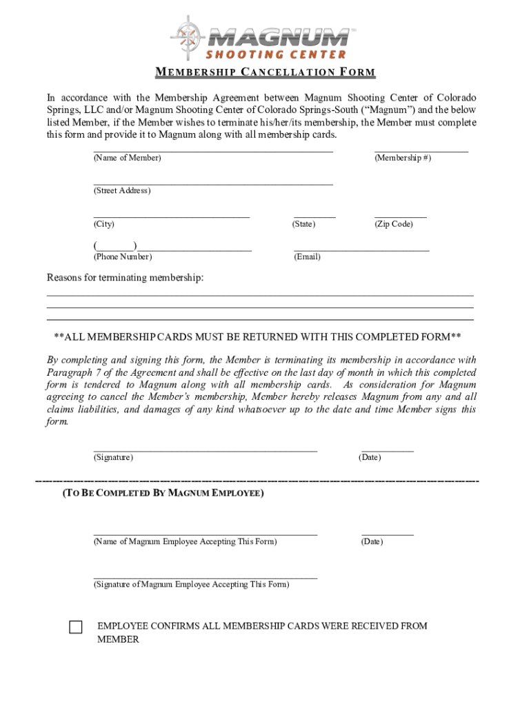  Magnum Cancellation Form Dual Cover DOCX 2021-2024