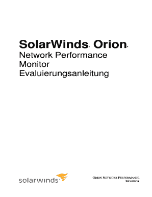 Einf Hrung in Orion Network Performance Monitor SolarWinds