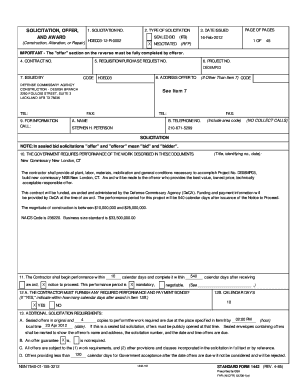 Solicitation Commissaries Com  Form