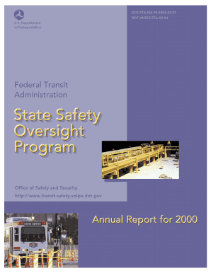 State Safety Oversight Program Annual Report for PDF Format Fta Dot